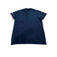 Blue Cotton Men Polo Shirt