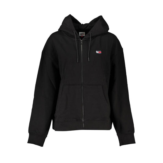 Black Cotton Women Sweater