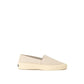 Beige Leather Slip-On Loafer