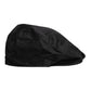 Black Cotton Newsboy Capello Cabbie Hat