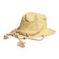Yellow Cotton Wide Brim Bucket