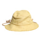 Yellow Cotton Wide Brim Bucket