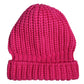 Pink Solid Wool Knitted Winter Beanie Hat