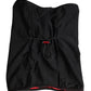 Black Nylon Knitted Neck Warmer Balaclava Scarf