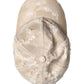 Beige Tattered Cotton 6 Panels Baseball Cap
