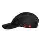 Black Nylon Logo 6 Panels Baseball Cap