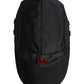 Black Nylon Logo 6 Panels Baseball Cap