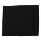 Black White Logo Print Knitted Neck Warmer Scarf