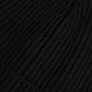 Black Cashmere Knitted Winter Beanie Hat