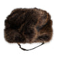 Brown Fur Women Bucket Hat