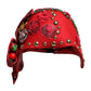 Red Crystal Gold Roses Brooch Embellished Hat