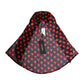 Black Red Hearts Polyester Hat