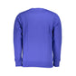 Blue Cotton Men Sweater