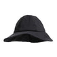 Black Cotton Wide Brim Bucket Hat