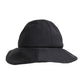 Black Cotton Wide Brim Bucket Hat