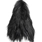 Black Acrylic Fur Womens Bucket Hat