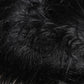 Black Acrylic Fur Womens Bucket Hat