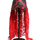 Red Black Lace Tulle Cotton Baseball Cap