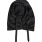Black Polyester Whole Head Wrap Hat