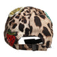 Brown Leopard Sequin Sicily Baseball Cap