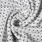 White Polka Dots Polyester Wrap Shawl Scarf