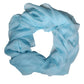Light Blue Silk Rectangle Wrap Shawl Scarf