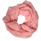 Pink Silk Rectangle Women Wrap Shawl Scarf