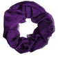 Purple Silk Rectangle Wrap Shawl Scarf