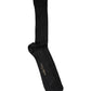 Black Cotton DG Logo Mid Calf Men Socks