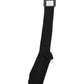 Black Viscose Logo Over The Calf Socks