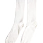 White Cotton Solid Mid Calf Men Socks