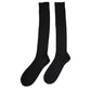 Black DG Logo Print Over The Calf Socks