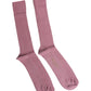 Rose Pink Cotton Over The Calf Socks