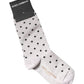 Gray Viscose Stretch Dotted Socks