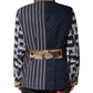 Multicolor Cotton Logo Patchwork Coat Jacket