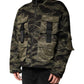 Multicolor Camouflage Cotton Bomber Jacket