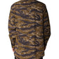 Brown Leopard Cotton Collared Coat Jacket