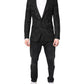 Black Floral Jacquard Coat Jacket Blazer