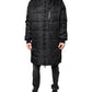 Black Hooded Parka Winter Men Coat Jacket