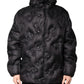Black Hooded Parka Coat Winter Jacket