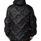 Black Hooded Parka Coat Winter Jacket