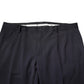 Black Wool Mid Waist Dress Pants