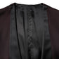 Maroon Wool Waistcoat Dress Formal Vest