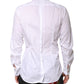 White GOLD Cotton Poplin Bib Men Dress Shirt