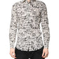 White Black Logo MARTINI Men Casual Shirt