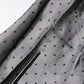 Gray Polka Dot Silk Long Sleeve Shirt