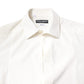 White Silk GOLD Dress Formal Collared Shirt