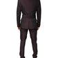 Maroon Single Breasted Formal 2 Piece Suit