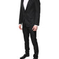 Black Single Breasted Formal 2 Piece Suit