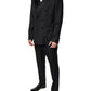 Black Double Breasted Formal 3 Piece Suit